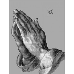 Gobelin 20x25 cm Sz:819 T Dürer: Imádkozó kéz